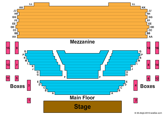 Albert Ivar Goodman Theatre Seating Chart